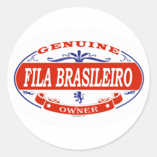 Fila Brasileiro  Classic Round Sticker