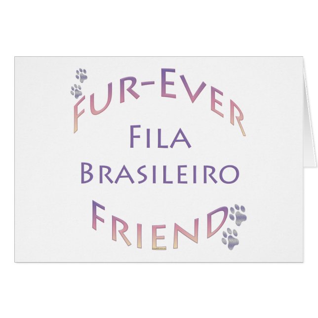 Fila Brasileiro Furever (Front Horizontal)