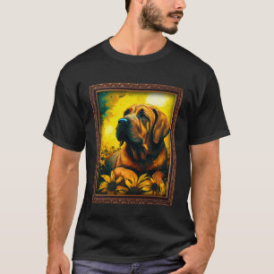Fila Brasileiro Painting Sunflower Flower Mom Wome T-Shirt