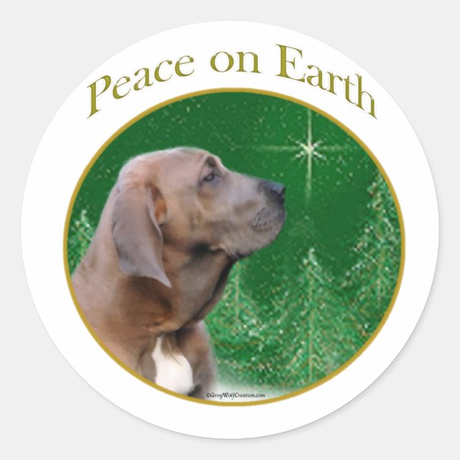 Fila Brasileiro Peace Classic Round Sticker (Front)