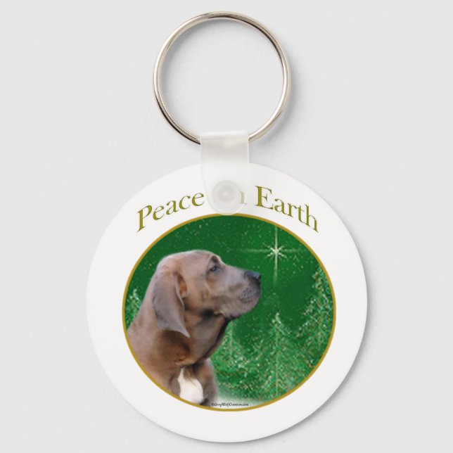 Fila Brasileiro Peace Keychain (Front)
