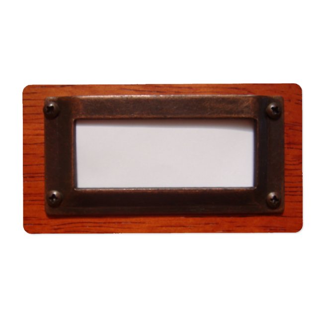 File Cabinet Label (Front)