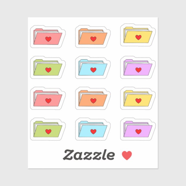 File Folders Office Work Organizing Files Planner (Sheet)