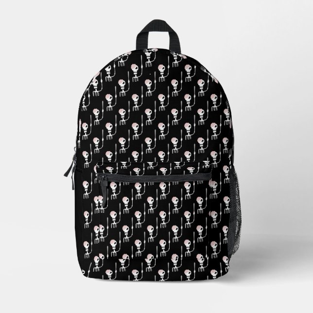 File Folders Printed Backpack (Front)