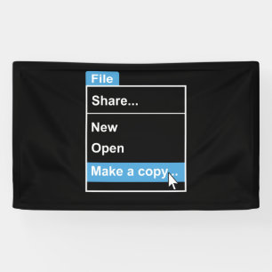 File Make a Copy Computer Science Banner