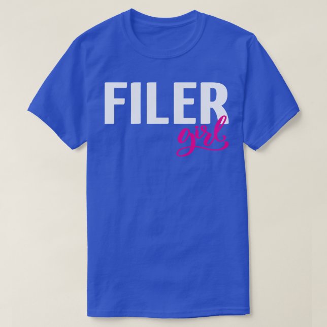 Filer Girl 1 T-Shirt (Design Front)