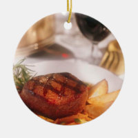 FILET MIGNON ROUND ORNAMENT