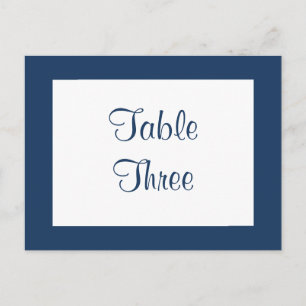 Filigree Butterfly Table Number (teal) Postcard
