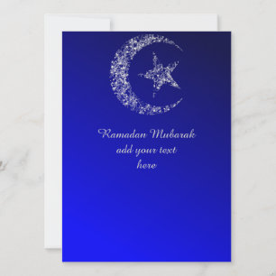 Filigree Crescent Moon et Star Invitation