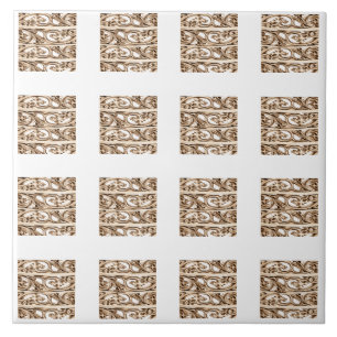 Filigree Cross Design Pattern Tile