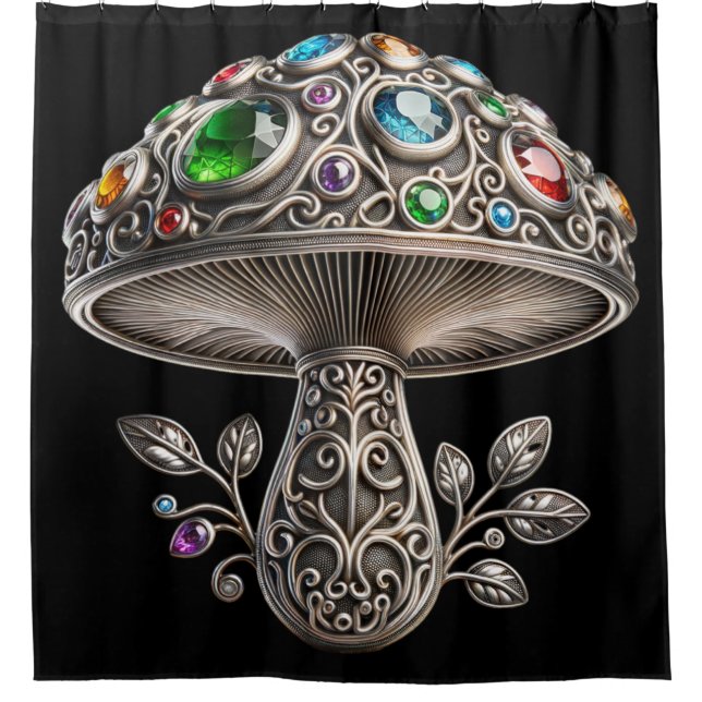 Filigree Gemstone Mushroom (Front)