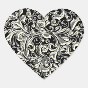 FILIGREE  HEART ENVELOPE & FAVOR SEALS