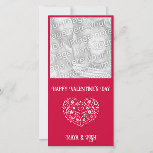 Filigree Heart Holiday Card