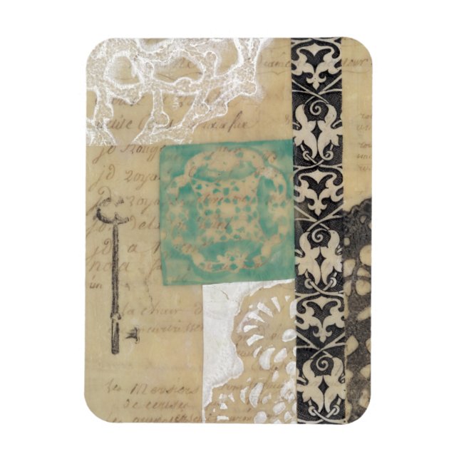 Filigree & Key II Magnet (Vertical)