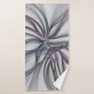 Filigree Motions Modern Abstract Swinging Fractal Bath Towel