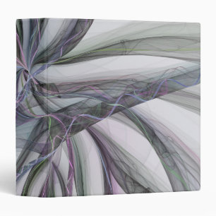 Filigree Motions Modern Abstract Swinging Fractal Binder