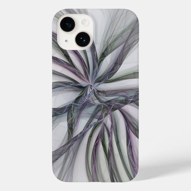 Filigree Motions Modern Abstract Swinging Fractal Case-Mate iPhone Case (Back)