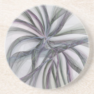 Filigree Motions Modern Abstract Swinging Fractal Coaster