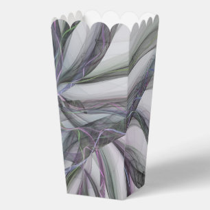 Filigree Motions Modern Abstract Swinging Fractal Favor Box