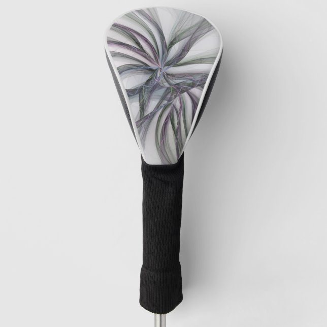 Filigree Motions Modern Abstract Swinging Fractal Golf Head Cover (Front)