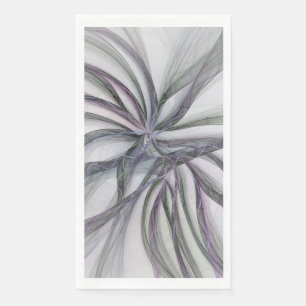 Filigree Motions Modern Abstract Swinging Fractal Napkin
