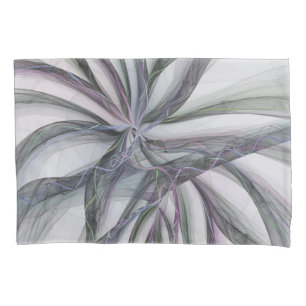 Filigree Motions Modern Abstract Swinging Fractal Pillowcase