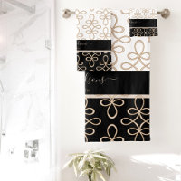 Filigree Pattern Monogram Stylish Elegant