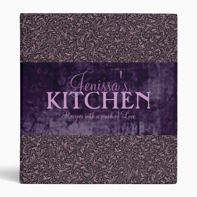 Filigree Recipe Binder (Front)
