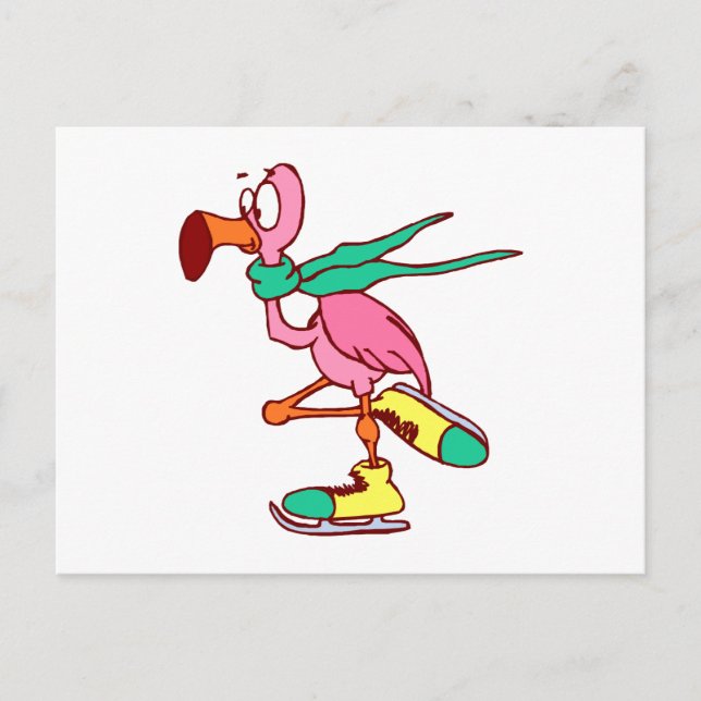 Filipe Flamingo Postcard (Front)