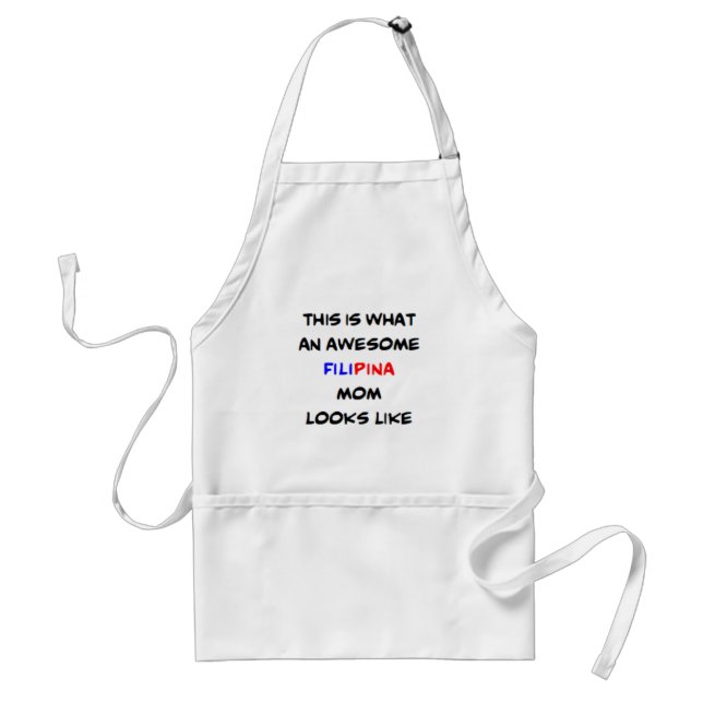 filipina mom, awesome standard apron (Front)