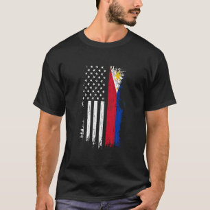 Filipino American Flag Hoodie Pride Philippines Ho T-Shirt