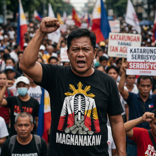 Filipino Anti Marcos Protest Corruption Tee