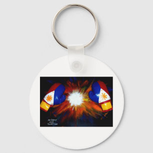 FILIPINO BOXER - BOXING PRIDE OF THE PHILIPPINES KEYCHAIN