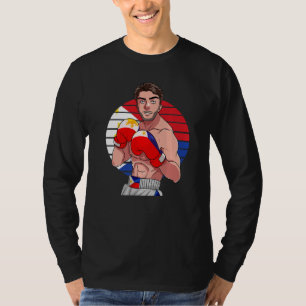Filipino Boxer Philippines Flag Laban Lang Boxing T-Shirt