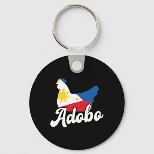 Filipino Chicken Adobo Funny Design Pinoy Pride Ph Keychain