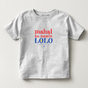 🇵🇭 Filipino Father's Day Lolo Custom Toddler T-shirt
