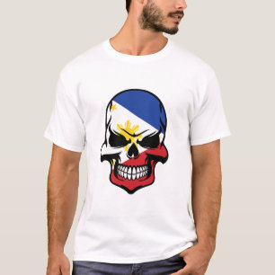 Filipino Flag Skull T-Shirt