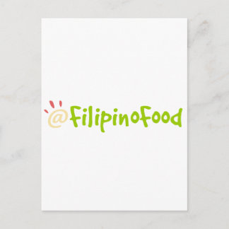 Filipino Food Postcard