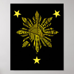 Filipino Heritage - Polynesian Tribal Warrior Tatt Poster