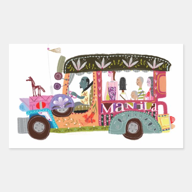 Filipino Jeepney Ride Sticker (Front)