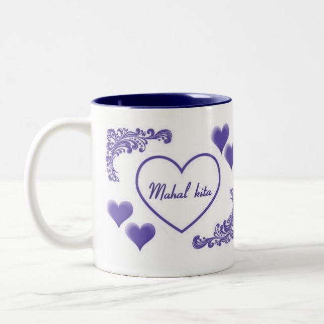Filipino Love Two-Tone Coffee Mug (Left)