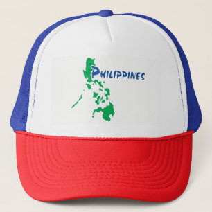Filipino Map of the Philippines on a Trucker Hat