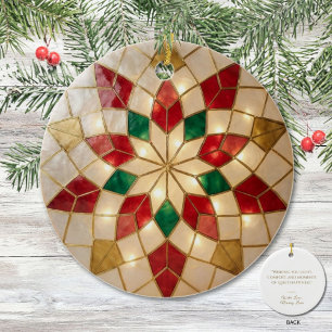 Filipino Parol Christmas Ornament Capiz-Inspired
