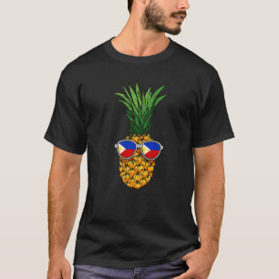 Filipino Pineapple Philippines Flag Sunglasses Sum T-Shirt