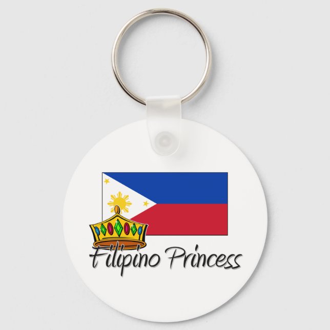 Filipino Princess Keychain (Front)