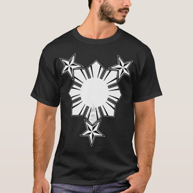 Filipino Sun And Stars Shirt (Front)