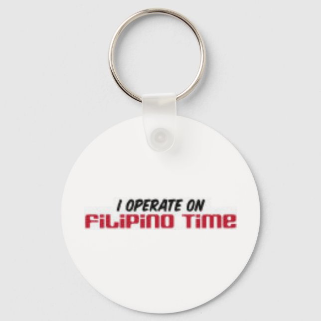 Filipino Time Keychain (Front)