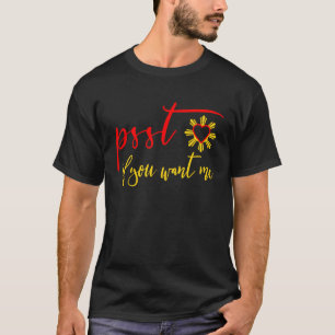 Filipino Valentineu2019s Day Blink If You Want Me T-Shirt