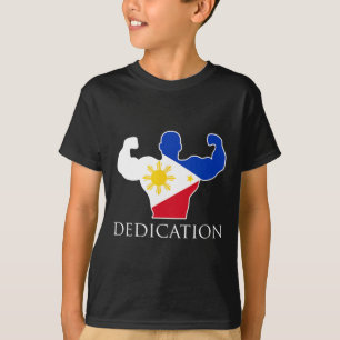 Filipino Weightlifting Philippines Flag Bodybuilde T-Shirt