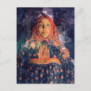 Filipp Malyavin- Verka Postcard